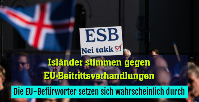 Die EU-Gegner setzen sich in Island durch