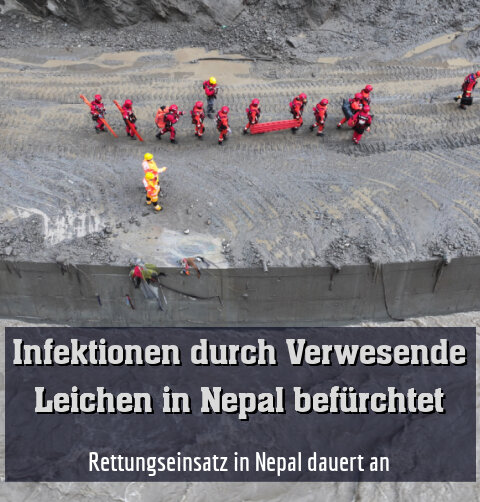 Rettungseinsatz in Nepal dauert an