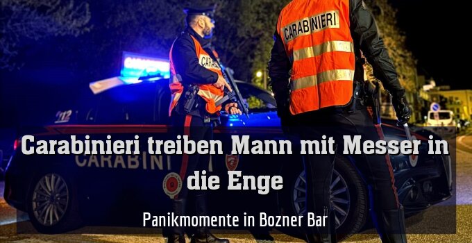 Panikmomente in Bozner Bar