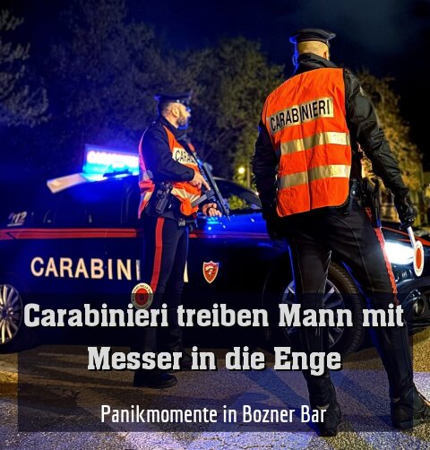 Panikmomente in Bozner Bar
