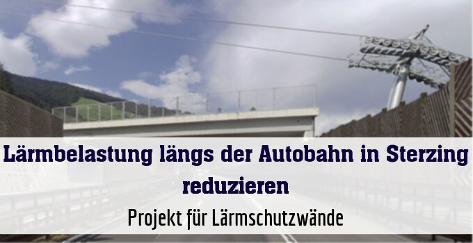 Projekt für Lärmschutzwände