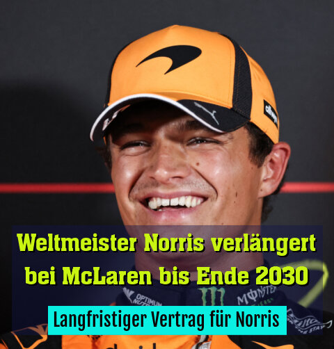 Langfristiger Vertrag für Norris