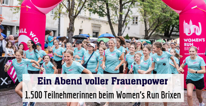 1.500 Teilnehmerinnen beim Women’s Run Brixen