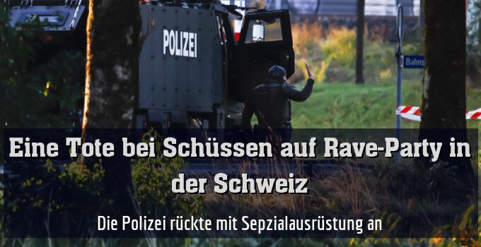 Die Polizei rückte mit Sepzialausrüstung an