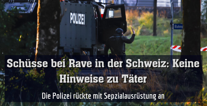 Die Polizei rückte mit Sepzialausrüstung an