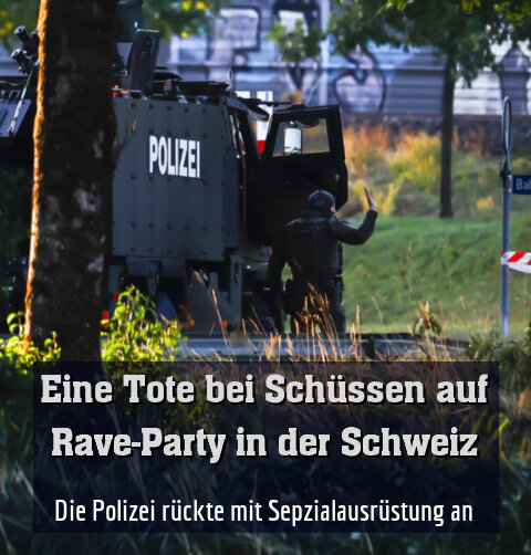 Die Polizei rückte mit Sepzialausrüstung an