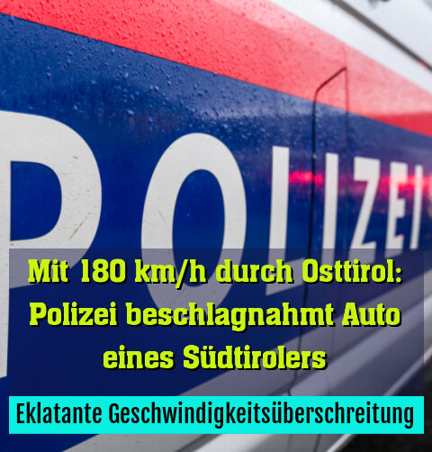 Eklatante Geschwindigkeitsüberschreitung