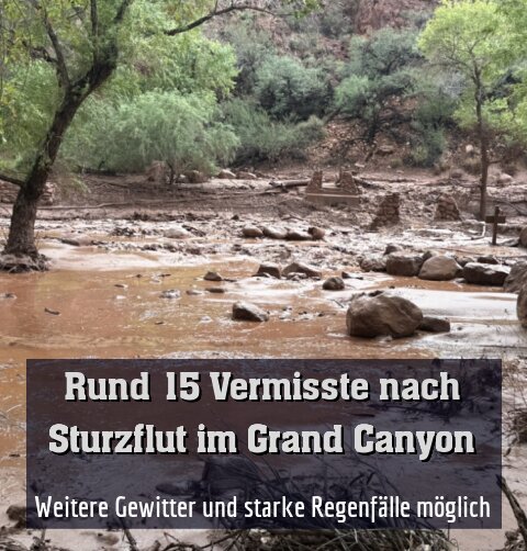 Weitere Gewitter und starke Regenfälle möglich