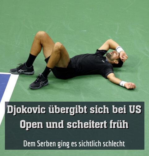 Dem Serben ging es sichtlich schlecht