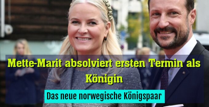 Das neue norwegische Königspaar