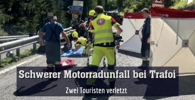 Zwei Touristen verletzt 