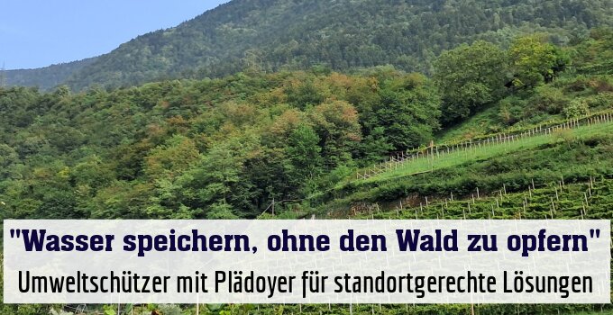 Umweltschützer mit Plädoyer für standortgerechte Lösungen