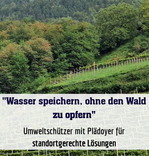 Umweltschützer mit Plädoyer für standortgerechte Lösungen