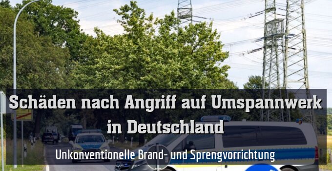 Sprengvorrichtung an Umspannwerk in Brandenburg gefunden