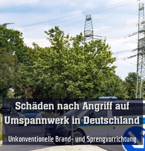 Sprengvorrichtung an Umspannwerk in Brandenburg gefunden