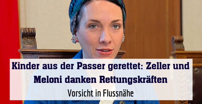 Vorsicht in Flussnähe