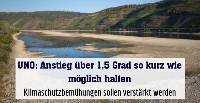 Klimaschutzbemühungen sollen verstärkt werden