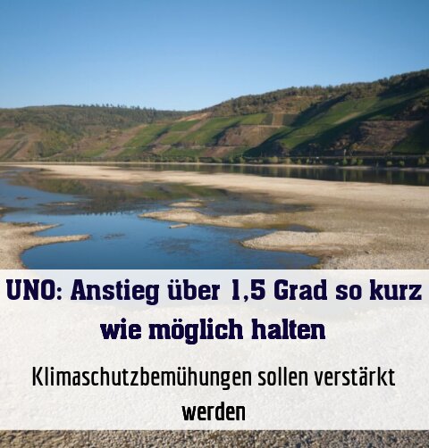 Klimaschutzbemühungen sollen verstärkt werden