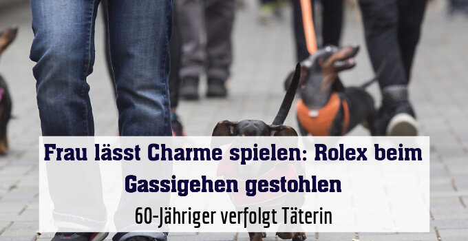 60-Jähriger verfolgt Täterin