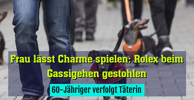 60-Jähriger verfolgt Täterin