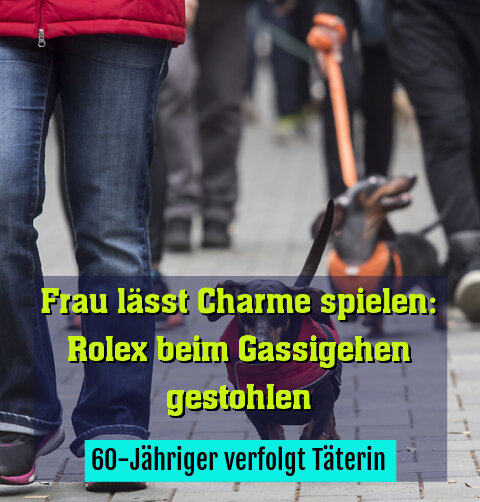 60-Jähriger verfolgt Täterin