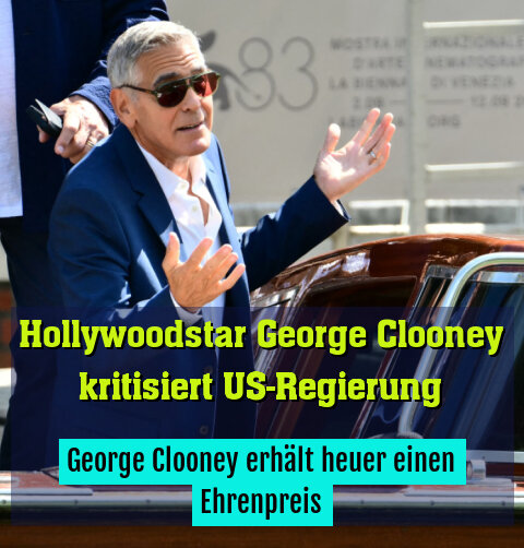 George Clooney erhält heuer einen Ehrenpreis