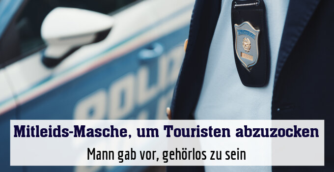 Mann gab vor, gehörlos zu sein