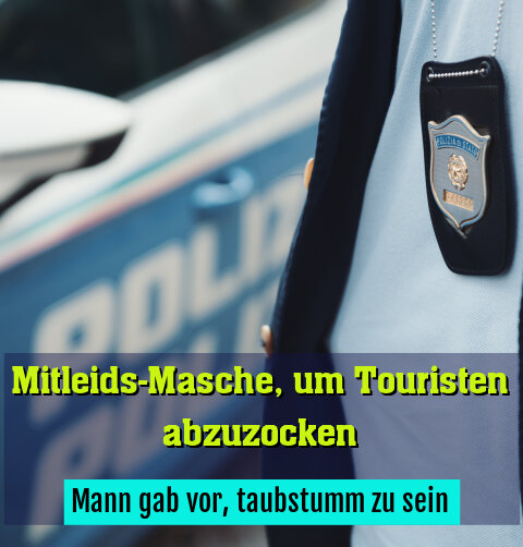 Mann gab vor, taubstumm zu sein