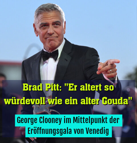 George Clooney im Mittelpunkt der Eröffnungsgala von Venedig