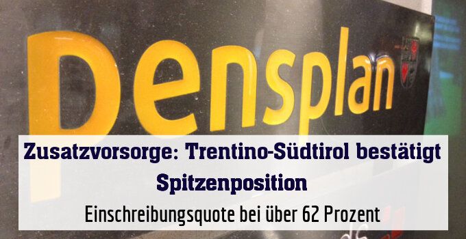 Einschreibungsquote bei über 62 Prozent