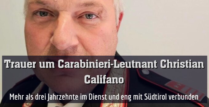 Mehr als drei Jahrzehnte im Dienst und eng mit Südtirol verbunden