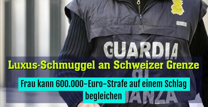 Frau kann 600.000-Euro-Strafe auf einem Schlag begleichen