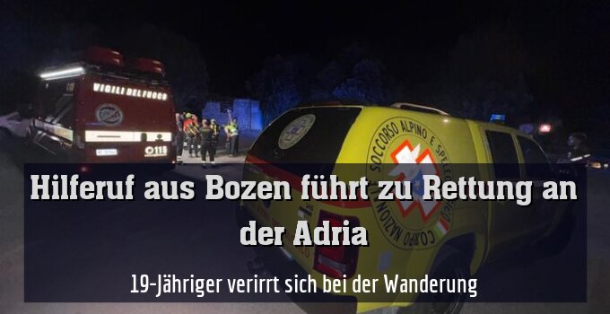 19-Jähriger verirrt sich bei der Wanderung