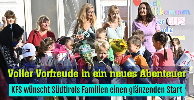 KFS wünscht Südtirols Familien einen glänzenden Start