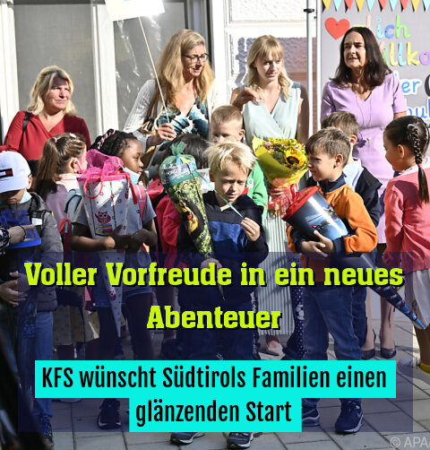 KFS wünscht Südtirols Familien einen glänzenden Start