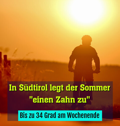 Bis zu 34 Grad am Wochenende