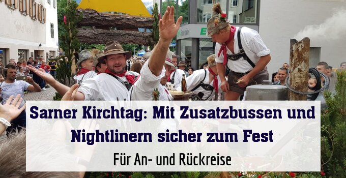 Für An- und Rückreise