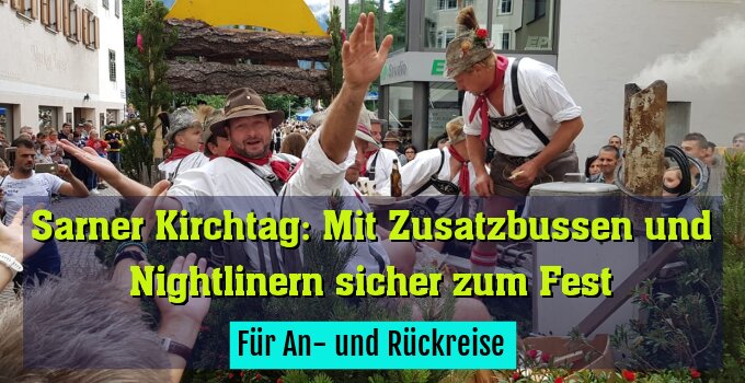 Für An- und Rückreise