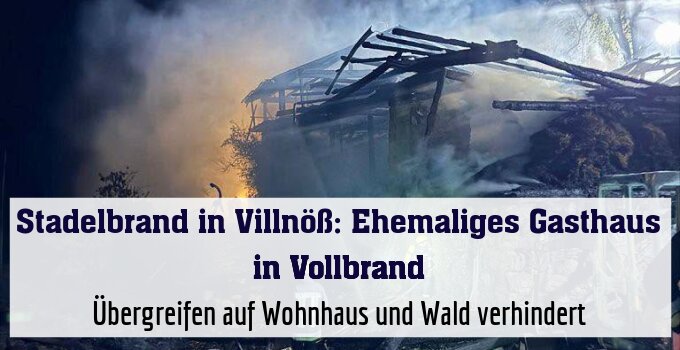 Übergreifen auf Wohnhaus und Wald verhindert