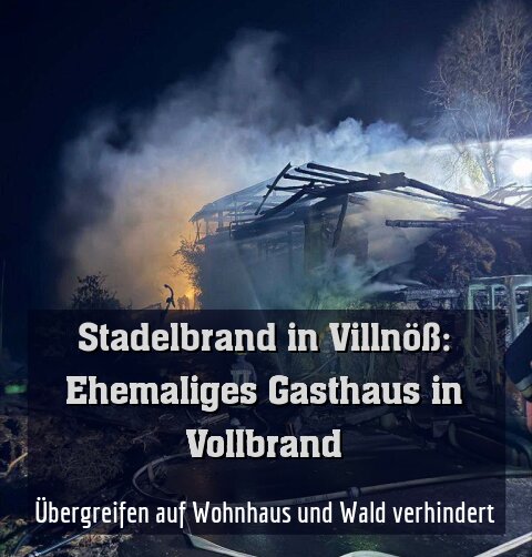 Übergreifen auf Wohnhaus und Wald verhindert