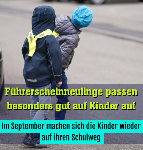 Im September machen sich die Kinder wieder auf ihren Schulweg