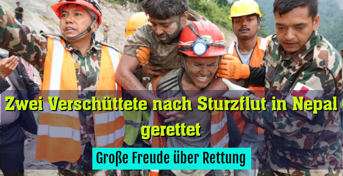 Große Freude über Rettung