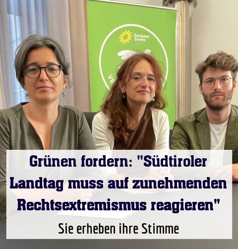 Sie erheben ihre Stimme