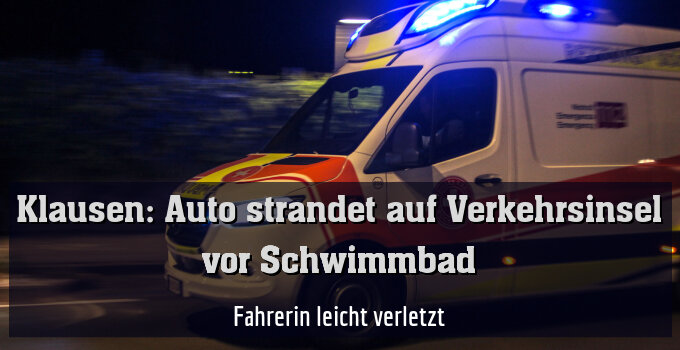 Fahrerin leicht verletzt