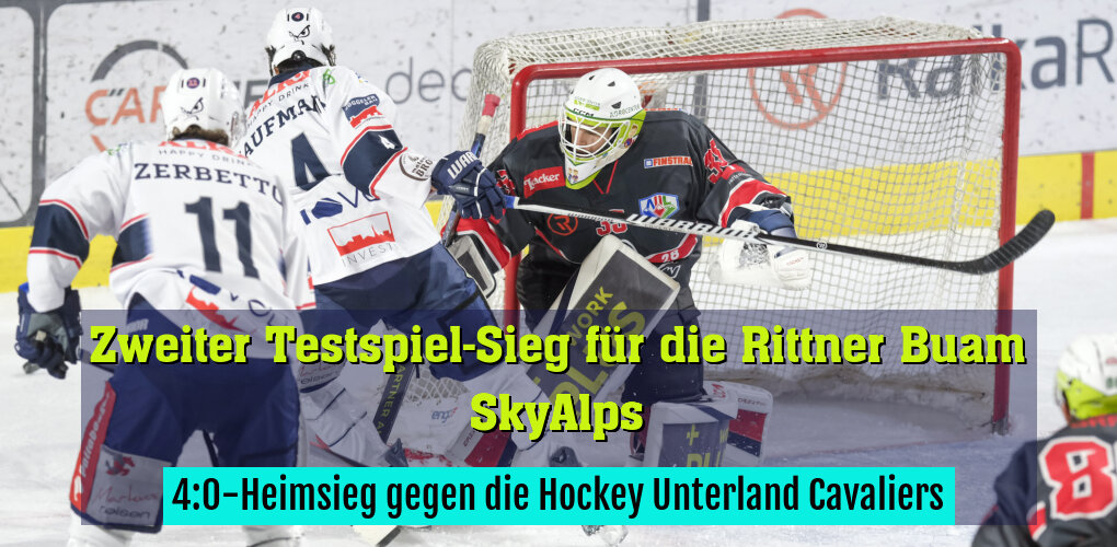 4:0-Heimsieg gegen die Hockey Unterland Cavaliers
