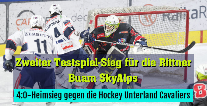 4:0-Heimsieg gegen die Hockey Unterland Cavaliers