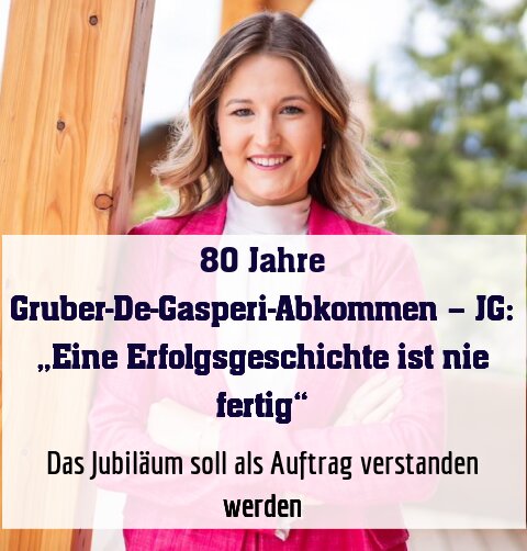 Das Jubiläum soll als Auftrag verstanden werden