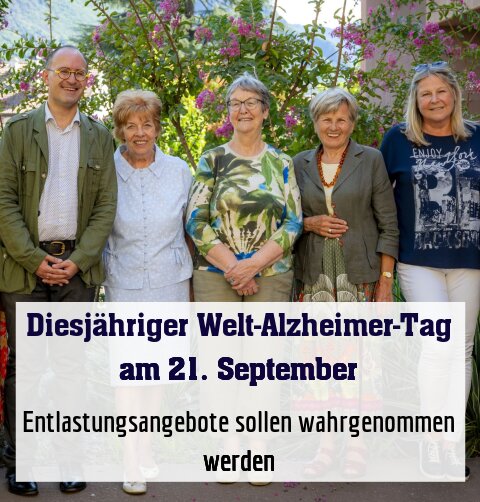 Entlastungsangebote sollen wahrgenommen werden