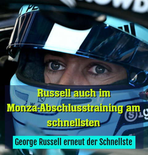 George Russell erneut der Schnellste
