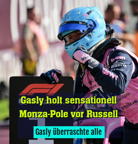 Gasly auf der 1